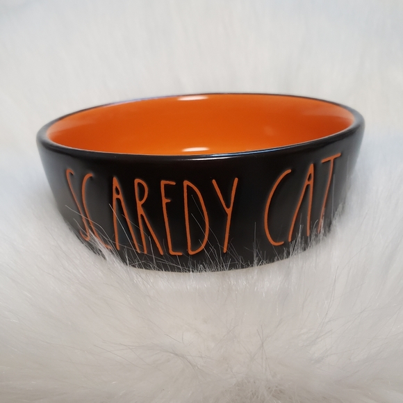 Rae Dunn Other - Rae dunn SCAREDY CAT Halloween cat food bowl.
